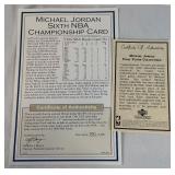 VERY RARE! - Michael Jordan Game-Used Floor From 1998 NBA Finals - Only 1,000 Made Numbered 700/1000 - MJ