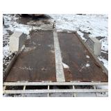 10ft utility trailer with rear ramp gate