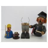 Vintage Wood German Smoker Doll Lot #4 Vintage Wood German Smoker Doll Lot #4