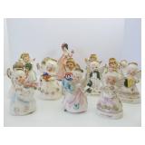 Collection of Vintage 1950's Angel Figurines - Lefton etc Collection of Vintage 1950's Angel Figurines - Lefton etc