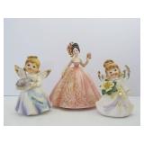 Collection of Vintage 1950's Angel Figurines - Lefton etc Collection of Vintage 1950's Angel Figurines - Lefton etc
