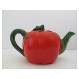 Group of Vintage 1950's Vegetable-Form Ceramic Kitchen Items - Teapot Salt Pepper etc Group of Vintage 1950's Vegetable-Form Ceramic Kitchen Items - Teapot Salt Pepper etc