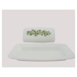 Vintage PYREX Crazy Daisy Butter Dish w/Top Vintage PYREX Crazy Daisy Butter Dish w/Top