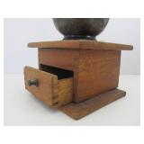 Antique Dovetailed Wood Coffee Grinder Antique Dovetailed Wood Coffee Grinder