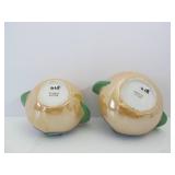 Mid Century Lusterware Anthropomorphic Bird Creamer & Sugar Bowl Mid Century Lusterware Anthropomorphic Bird Creamer & Sugar Bowl