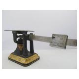 Antique 1880's era FAIRBANKS Iron Postal Scale Antique 1880's era FAIRBANKS Iron Postal Scale