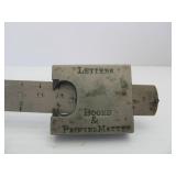 Antique 1880's era FAIRBANKS Iron Postal Scale Antique 1880's era FAIRBANKS Iron Postal Scale