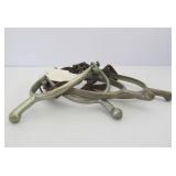 Antique US Marked 1911 Spurs - Signed A.B. Antique US Marked 1911 Spurs - Signed A.B.