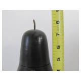 Antique Wooden Pear-Shaped Tea Safe w/Key Antique Wooden Pear-Shaped Tea Safe w/Key