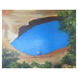 Framed Signed Southwestern / New Mexico Oil on Canvas Landscape Painting Framed Signed Southwestern / New Mexico Oil on Canvas Landscape Painting