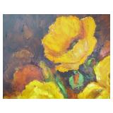 Very Nice Large Vintage Oil on Canvas Still Life Painting by Miller Smith Very Nice Large Vintage Oil on Canvas Still Life Painting by Miller Smith