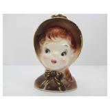 Group of Mid Century 1950's era Lady Head Vases Group of Mid Century 1950's era Lady Head Vases