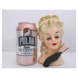 Group of Mid Century 1950's era Lady Head Vases Group of Mid Century 1950's era Lady Head Vases