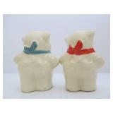 Group of SHAWNEE Pigs Cat & Elephant Cream Pitchers & Salt / Pepper Shaker Set Group of SHAWNEE Pigs Cat & Elephant Cream Pitchers & Salt / Pepper Shaker Set