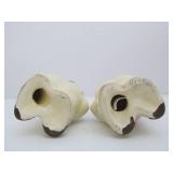 Group of SHAWNEE Pigs Cat & Elephant Cream Pitchers & Salt / Pepper Shaker Set Group of SHAWNEE Pigs Cat & Elephant Cream Pitchers & Salt / Pepper Shaker Set