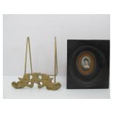 Lovely Early Antique Victorian Framed Miniature Portrait of a Woman Lovely Early Antique Victorian Framed Miniature Portrait of a Woman