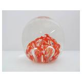 Pair of Handmade Art Glass Paperweights Pair of Handmade Art Glass Paperweights