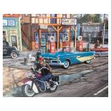 Great Looking Framed Signed Numbered CROSSROADS Artist Proof Print by Ken Zylla Great Looking Framed Signed Numbered CROSSROADS Artist Proof Print by Ken Zylla