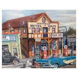 Great Looking Framed Signed Numbered CROSSROADS Artist Proof Print by Ken Zylla Great Looking Framed Signed Numbered CROSSROADS Artist Proof Print by Ken Zylla