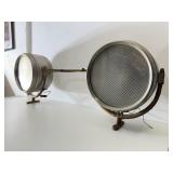 LARGE Vintage Dual VESTA Nautical Boat or Ship Floodlight Set LARGE Vintage Dual VESTA Nautical Boat or Ship Floodlight Set