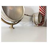 LARGE Vintage Dual VESTA Nautical Boat or Ship Floodlight Set LARGE Vintage Dual VESTA Nautical Boat or Ship Floodlight Set