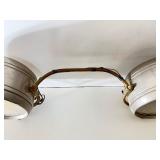 LARGE Vintage Dual VESTA Nautical Boat or Ship Floodlight Set LARGE Vintage Dual VESTA Nautical Boat or Ship Floodlight Set