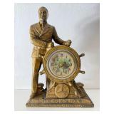 Orig Vintage 1930's-40's FDR 'The Man of the Hour' Mantel Clock Orig Vintage 1930's-40's FDR 'The Man of the Hour' Mantel Clock