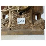 Orig Vintage 1930's-40's 'Steersmen of the USA' Mantel Clock w/Washington & Lincoln Orig Vintage 1930's-40's 'Steersmen of the USA' Mantel Clock w/Washington & Lincoln