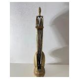 Vintage Brass Fireplace Folding Shell Screen Vintage Brass Fireplace Folding Shell Screen