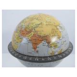 Vintage Tin Litho Musical Globe Coin Bank Vintage Tin Litho Musical Globe Coin Bank