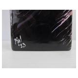 Lovely Signed Deep Purple Art Pottery Peacock Feather Vase Lovely Signed Deep Purple Art Pottery Peacock Feather Vase