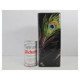 Lovely Signed Deep Purple Art Pottery Peacock Feather Vase Lovely Signed Deep Purple Art Pottery Peacock Feather Vase