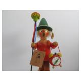 Excellent Wooden Holzkunst Christian Ulbricht German Musical Smoker Doll Excellent Wooden Holzkunst Christian Ulbricht German Musical Smoker Doll