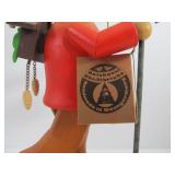 Excellent Wooden Holzkunst Christian Ulbricht German Musical Smoker Doll Excellent Wooden Holzkunst Christian Ulbricht German Musical Smoker Doll