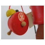 Excellent Wooden Holzkunst Christian Ulbricht German Musical Smoker Doll Excellent Wooden Holzkunst Christian Ulbricht German Musical Smoker Doll