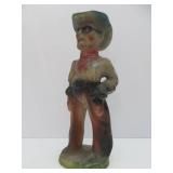 Large Vintage 14.5' Chalkware 1930's-40's LONE RANGER Carnival Prize Statue Large Vintage 14.5' Chalkware 1930's-40's LONE RANGER Carnival Prize Statue
