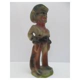 Large Vintage 14.5' Chalkware 1930's-40's LONE RANGER Carnival Prize Statue Large Vintage 14.5' Chalkware 1930's-40's LONE RANGER Carnival Prize Statue