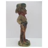 Large Vintage 14.5' Chalkware 1930's-40's LONE RANGER Carnival Prize Statue Large Vintage 14.5' Chalkware 1930's-40's LONE RANGER Carnival Prize Statue