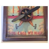 Vintage Style Wooden Nautical 'Fantastic Flying Services' Airplane Sign Vintage Style Wooden Nautical 'Fantastic Flying Services' Airplane Sign