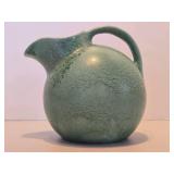 Very Nicely Glazed RUM RILL Art Pottery Green Pitcher Very Nicely Glazed RUM RILL Art Pottery Green Pitcher