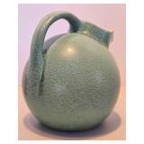 Very Nicely Glazed RUM RILL Art Pottery Green Pitcher Very Nicely Glazed RUM RILL Art Pottery Green Pitcher