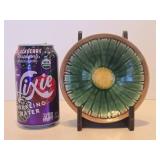 Antique Majolica Sunflower Plate Antique Majolica Sunflower Plate