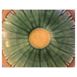 Antique Majolica Sunflower Plate Antique Majolica Sunflower Plate