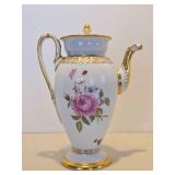 Antique Signed MEISSEN Porcelain Coffee Pot Antique Signed MEISSEN Porcelain Coffee Pot