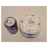 Larger Size Vintage WAVECREST Hand Painted Hinged Dresser Box Larger Size Vintage WAVECREST Hand Painted Hinged Dresser Box