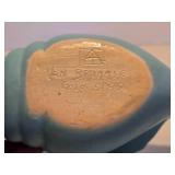 2 Excellent Signed Vintage VAN BRIGGLE Blue Art Pottery Vases 2 Excellent Signed Vintage VAN BRIGGLE Blue Art Pottery Vases