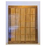 Nice Large Handmade Multi-Wood Inlaid Cribbage Board Nice Large Handmade Multi-Wood Inlaid Cribbage Board