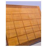 Nice Large Handmade Multi-Wood Inlaid Cribbage Board Nice Large Handmade Multi-Wood Inlaid Cribbage Board
