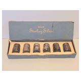 Set of 6 Individual Small Sterling Silver Salt Shakers Set of 6 Individual Small Sterling Silver Salt Shakers