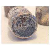 Set of 6 Individual Small Sterling Silver Salt Shakers Set of 6 Individual Small Sterling Silver Salt Shakers